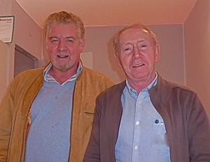 Yann-Ber Tillenon, Président de Kêrvreizh, rencontre Hervé Lossec, auteur des "Bretonnismes", sur le Salon du Livre 2012